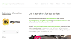 Desktop Screenshot of kaffee-ratgeber.com